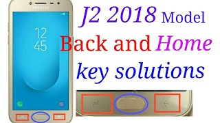 Samsung j2 2018 back button not working home button not working [upl. by Atreb]