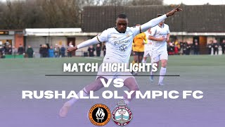 Match Highlights  Rushall Olympic 20 South Shields  Vanarama National League North [upl. by Jat]