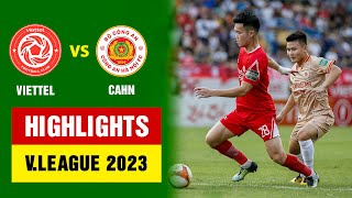 Highlights Viettel  CAHN  Vùi đập tới tấp Quang Hải có bàn thắng đầu tiên ngoại binh tỏa sáng [upl. by Etana376]