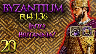 Into Britannia  Byzantium Lets Play  EU4 136  Part 20 [upl. by Melar599]