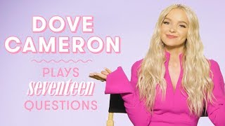 Dove Cameron Talks Descendants Boyfriend Thomas Doherty and More  17 Questions [upl. by Catto]