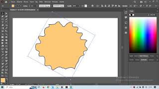 Adobe Illustrator Çokgende Döndürme Şekilleri Eğitimleri [upl. by Sarnoff786]