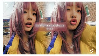 basic vs transitions tutorial  luvxiru [upl. by Ojiram463]