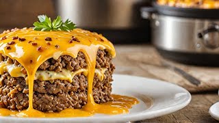 Cheeseburger Meatloaf Recipe Thats Ooey Gooey and Insanely Delicious [upl. by Porcia]