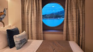 Norwegian Prima  Family Oceanview  Room Tour 4K [upl. by Aneev517]