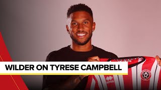 Chris Wilder on Tyrese Campbell swoop [upl. by Antons]