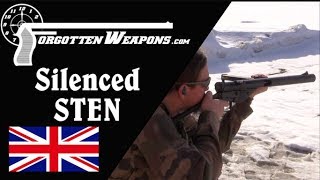 Shooting a Suppressed Sten Gun [upl. by Ballou679]