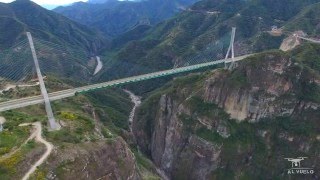 Puente Baluarte el atirantado mas alto del mundo 400mts [upl. by Cornelius]