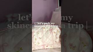 ASMR skincare packing shortsfeed makeup cozyfall foryou skincare [upl. by Tterrab]