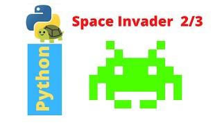 Python Turtle Graphics Tutorial  Space Invaders 23 [upl. by Aicilaf507]