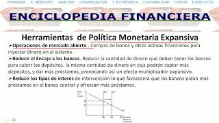 Política Monetaria expansiva  enciclopediafinancieracom [upl. by Beatty780]