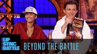 Zendaya amp Tom Holland Go Beyond the Battle  Lip Sync Battle [upl. by Enened]