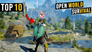 Top 10 REALISTIC OFFLINE SURVIVAL Games For Android 2024  Best Survival Games For Android [upl. by Karas977]