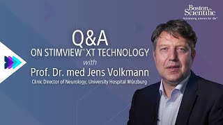 DBS Stimview™ XT technology QampA with expert Prof Volkmann [upl. by Danita256]