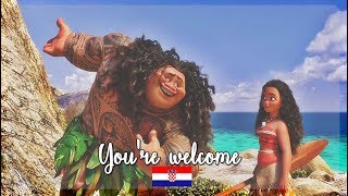 Moana  Vaiana Youre welcome Croatian SampT [upl. by Sackey]