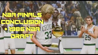 Conclusion of the 1986 NBA Finals  1986 NBA Draft  Ep 20  40 Year NBA Sim NBA2K23 [upl. by Jacquelyn]