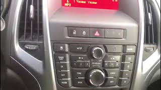 astra j cd400 plus Bluetooth ile telefondan müzik dinleme usb CD radyo ayarları [upl. by Ahsratal]