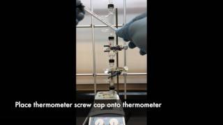 Fractional Distillation using a Hickman Still [upl. by Bissell548]