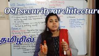 CNS 2  OSI security architecture introduction in tamil  Cryptography and Network security Part 2 [upl. by Cleasta]