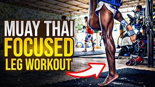 Muay Thai Fighters Leg Workout Gain Strength Speed amp Agility Snippet [upl. by Jeannine9]