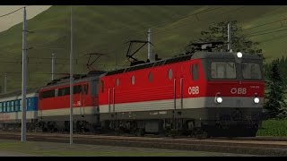 Tauernbahn Rh1114 Autoschleuse Autotransport [upl. by Orag]