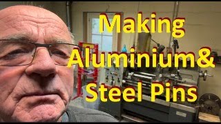 How to make Aluminium amp Steel pins Turning steel amp aluminium pins [upl. by Ameen]