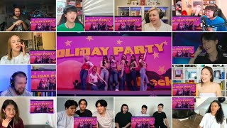 MV Weeekly위클리  Holiday Party  Reaction Mashup [upl. by Atiuqam]