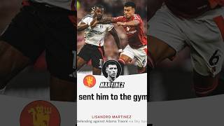 Lisandro Martinez Jokes About Sending Adama Traore to the Gym 🤣 shorts mufc [upl. by Soirtemed951]