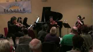 BRAHMS 1 Piano quartet in G minor by Quatuor PHAM LIVE in Lésigny 2012 [upl. by Dabney]