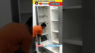 Secret Hidden Wardrobe Locker  Build Guidehidden storge making [upl. by Lubet]