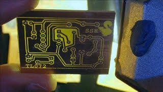 Home made pcbs with dry film etch resist [upl. by Senn]