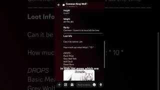 Bestiary Entry 1  Common Grey Wolf  RealmofDaltalia foryou [upl. by Tartaglia]