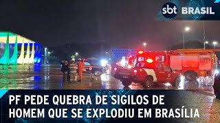 PF pede quebra de sigilo fiscal de responsável por atentado em Brasília  SBT Brasil 151124 [upl. by Adorne]