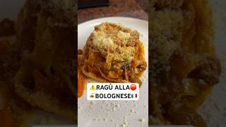 AUTÉNTICO RAGÚ alla BOLOGNESE🇮🇹🍝⚠️ pasta chefroberta comida [upl. by Damiano700]