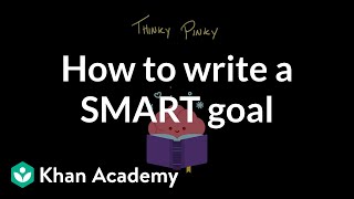 LearnStorm Growth Mindset How to write a SMART goal [upl. by Eanert439]