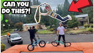 Super Tramp BMX Tricks In Real Life I Bet You WONT [upl. by Mayman]