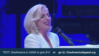 Lady Gaga  Million Reasons  Yoü and I  The Edge of Glory live at One America Appeal [upl. by Idnahc522]