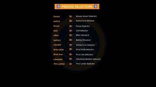 PSEUDO SELECTORS pseudoscience pseudocode pseudo css3 css coding programming ai selectors [upl. by Lednic]