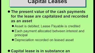 Operating vs Capital Lease [upl. by Bridwell]