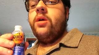 Deadcarpet Energy Drink Reviews  Blueberry Quick Strike Energy Shot [upl. by Ocsecnarf845]