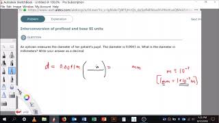 Interconversion of prefixed and base SI units [upl. by Leinoto592]