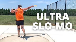 ULTRA SLOW MOTION  Discus Throw Technique [upl. by Nyberg761]