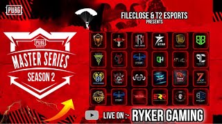 MASTER SERIES SEASON 2  DAY 5  ERANGEL  Presented by T2 amp FC [upl. by Adnilema897]