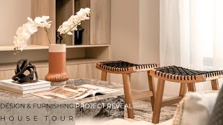 Design amp Furnishing Project  House Tour  Luxury Interior Design [upl. by Sion457]