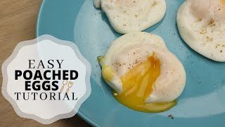 How To Make Poached Egg For Beginners [upl. by Carrick]