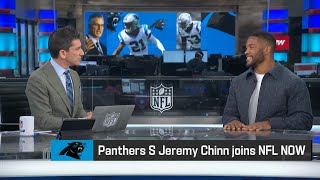 Jeremy Chinn joins NFL Network to discuss Panthers notable offseason moves [upl. by Aggappe]