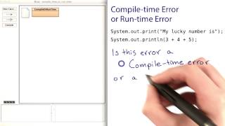 CompileTime and Runtime Errors 2  Intro to Java Programming [upl. by Enna]