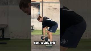 Karelin Style Row upperbackworkout [upl. by Eissat]