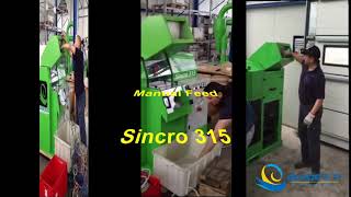 Manual Feeding Sincro cable recycling granulator [upl. by Collimore828]