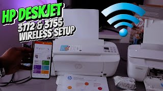 HP Deskjet 3772 and 3755 Wireless setup [upl. by Elwood]